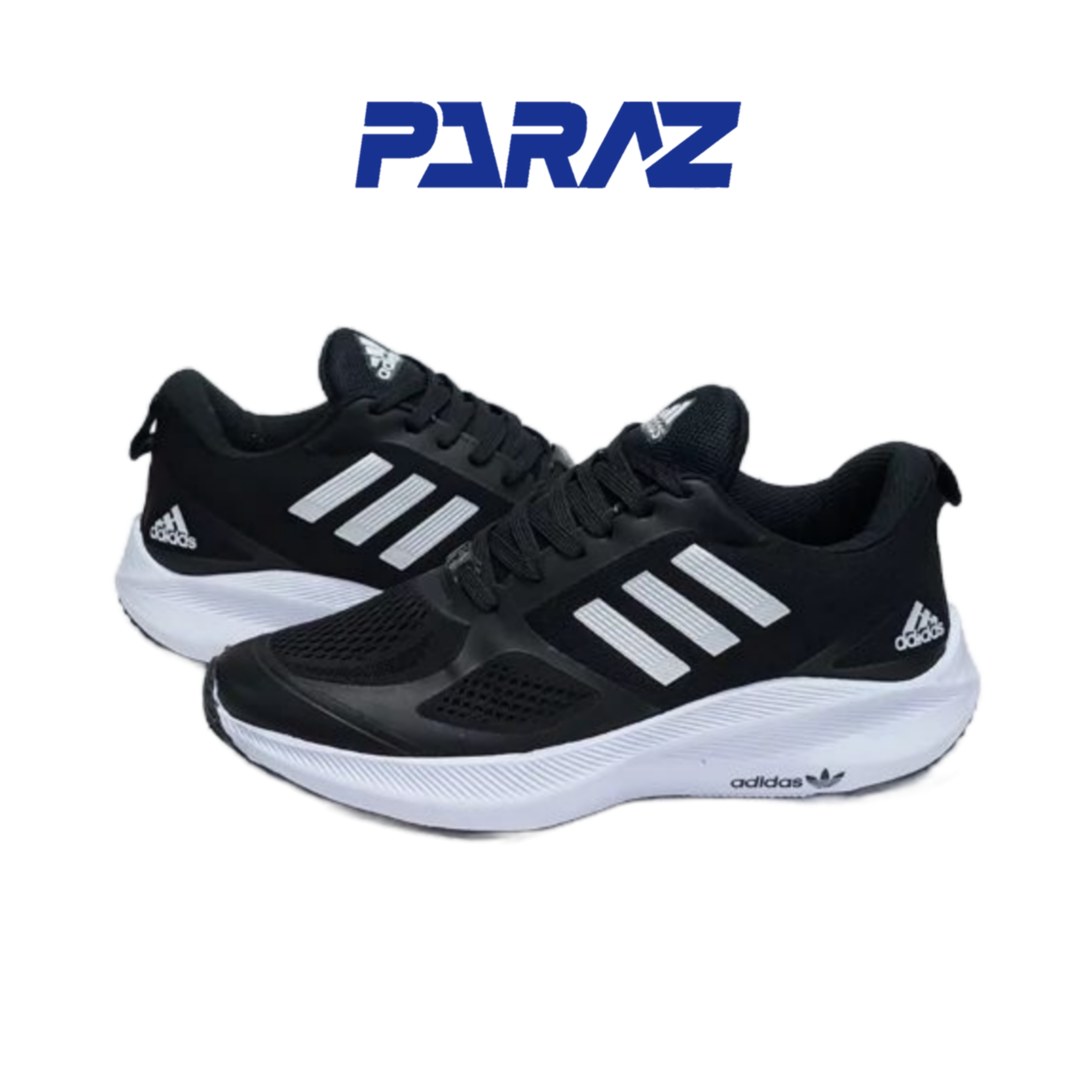 کفش اسپرت و رانینگ زنانه مدل آدیداس شیلد adidasمشکی سفید