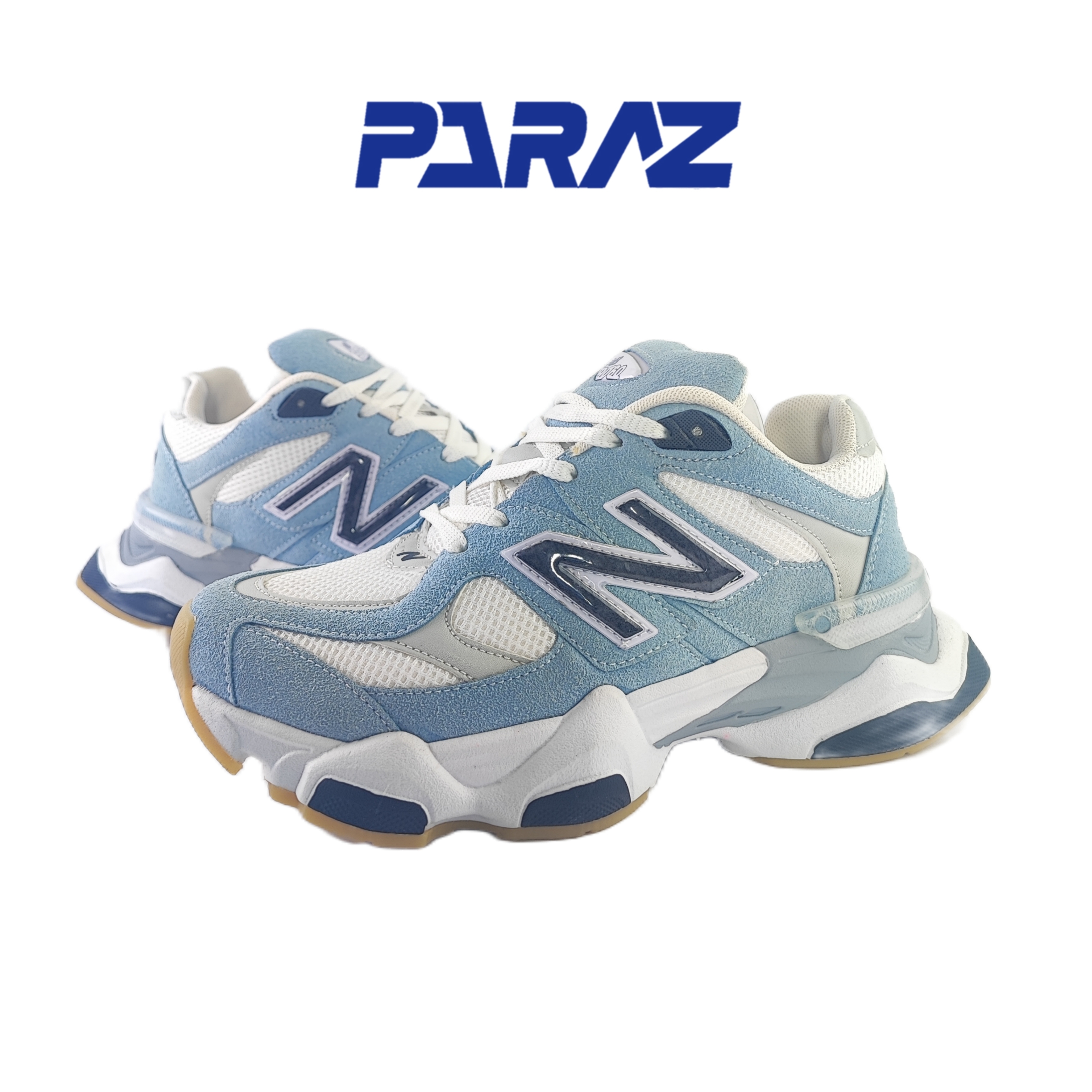 کفش اسپرت زنانه و پسرانهمدل نیوبالانس ۹۰۶۰ new balance آبی