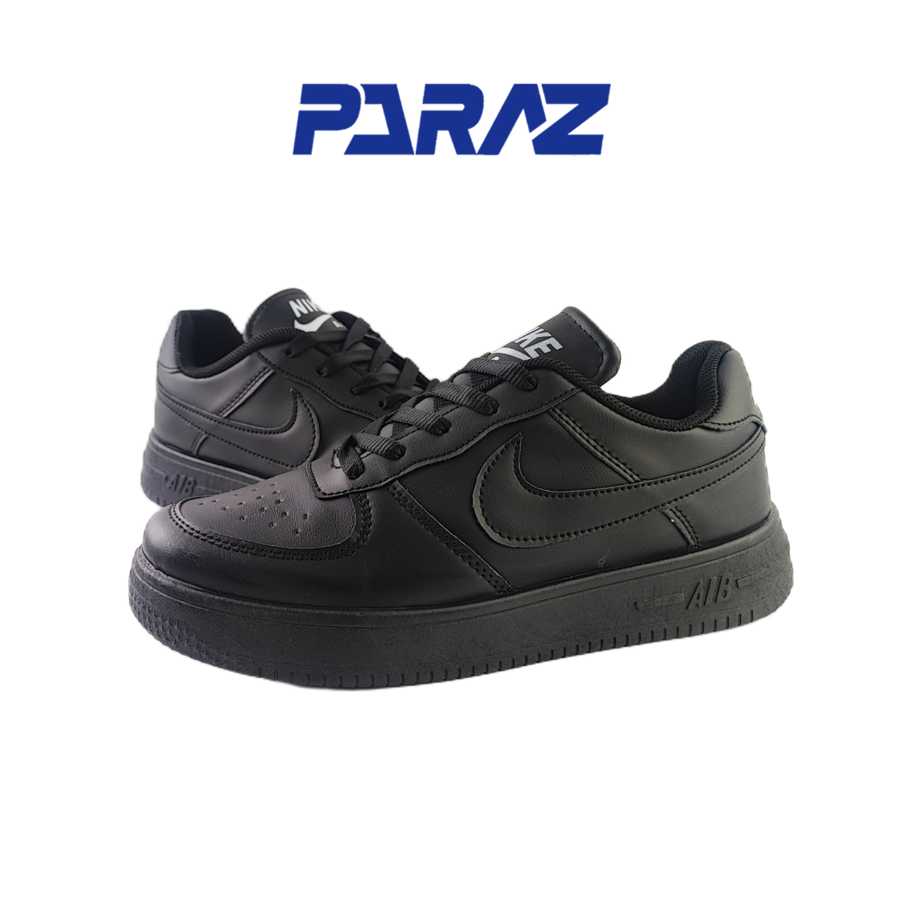 کفش اسپرت زنانه و‌پسرانه برند نایکی مدل ایرفورس nike airforce مشکی