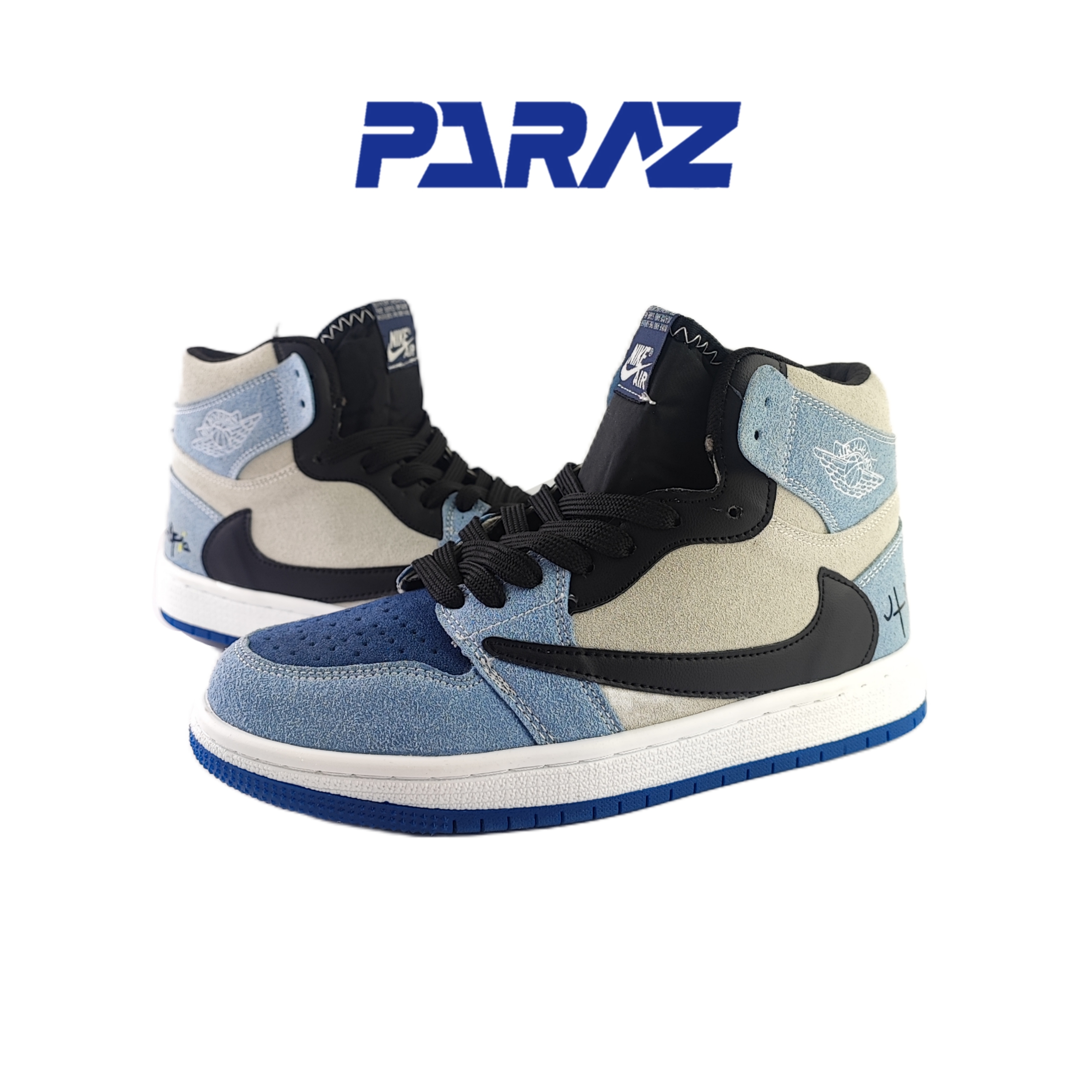 کفش اسپرت زنانه مدل نایکی تراویس ساقدار nike Travis آبی
