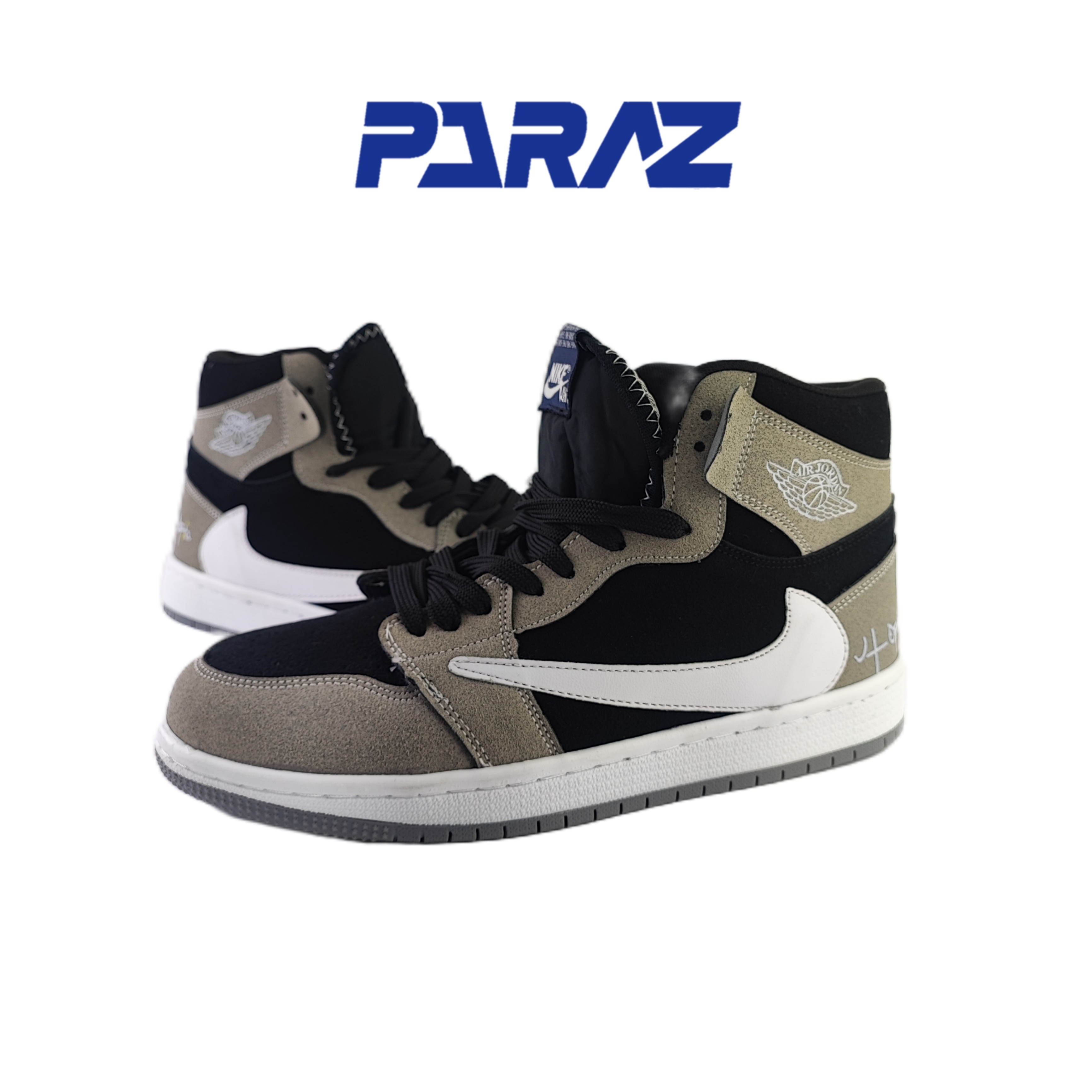 کفش اسپرت زنانه مدل نایکی تراویس ساقدار nike Travis طوسی