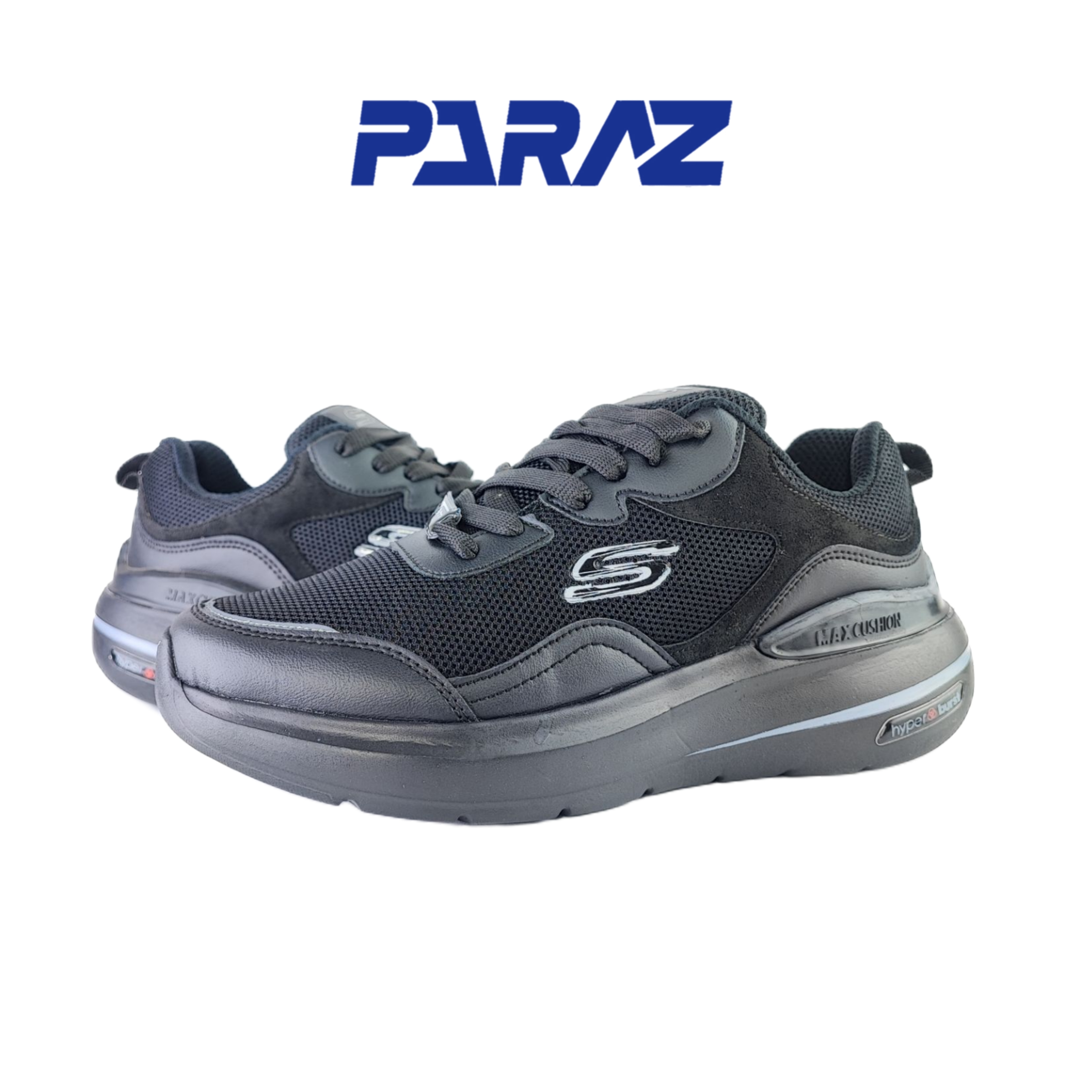 کفش اسپرت و روزمره مردانه برند اسکچرز Skechers مدل مکس مشکی