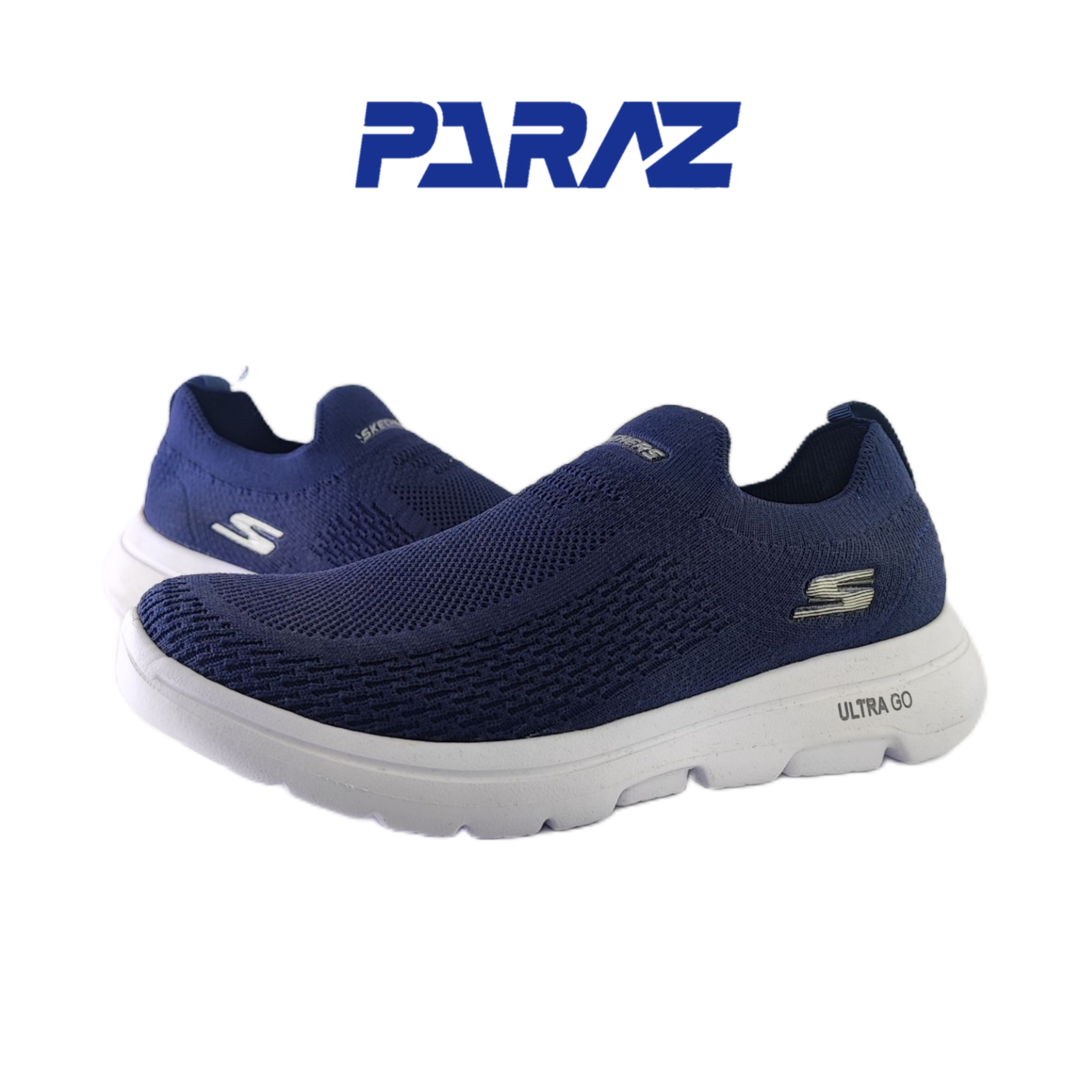 کفش اسپرت و روزمره مردانه برند اسکچرز Skechers مدل فارین بدون بند سورمه‌ای