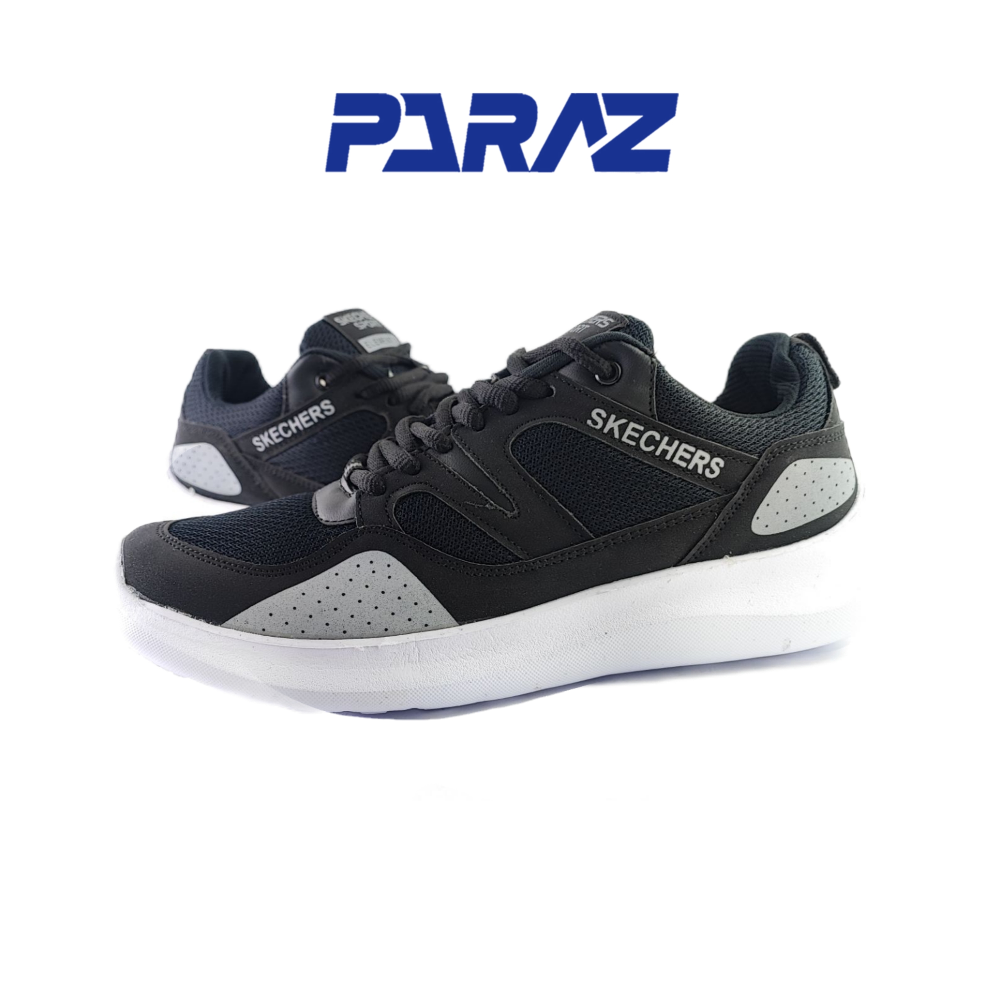 کفش اسپرت و روزمره مردانه برند اسکچرز Skechers مدل کوانتوم مشکی