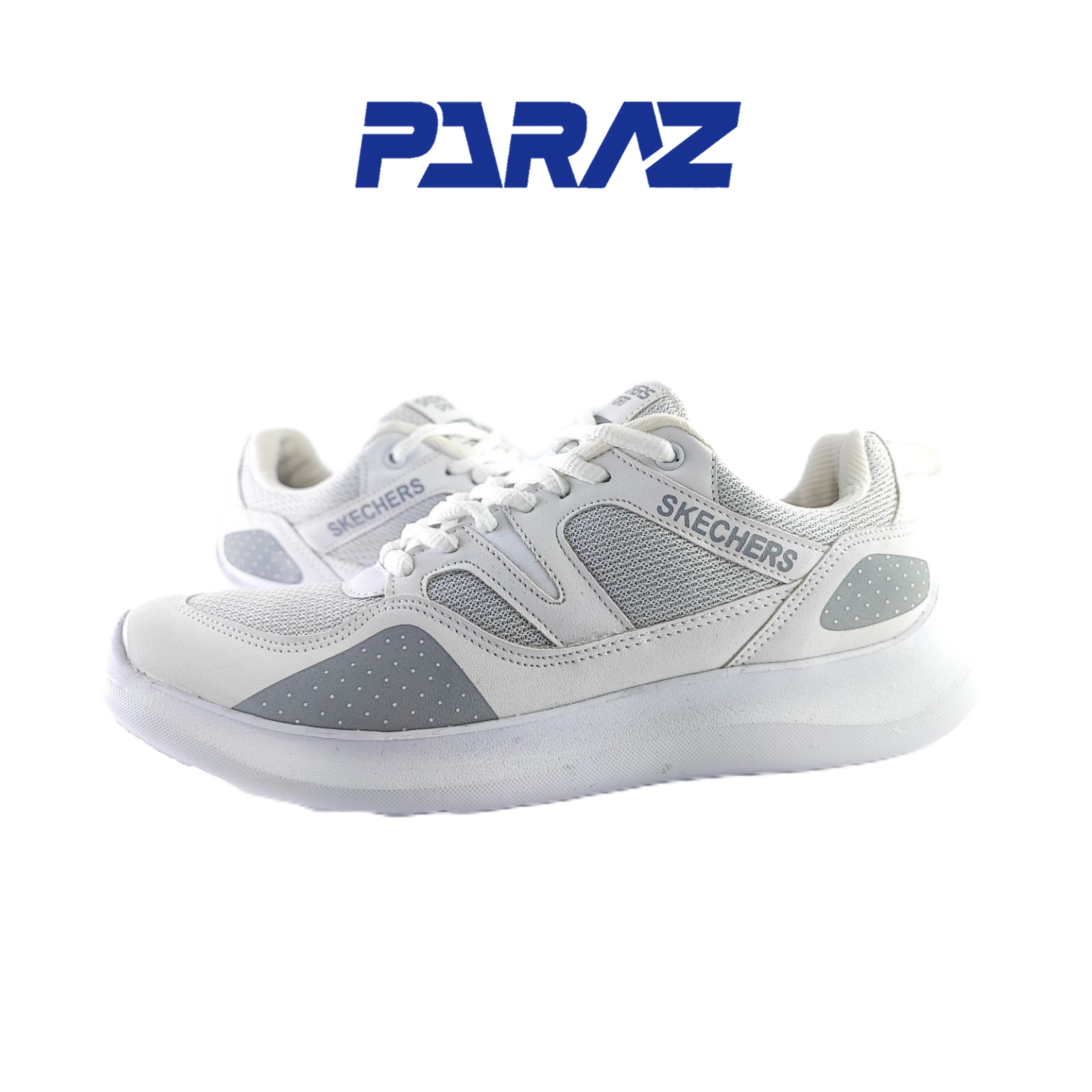 کفش اسپرت و روزمره مردانه برند اسکچرز Skechers مدل کوانتوم سفید