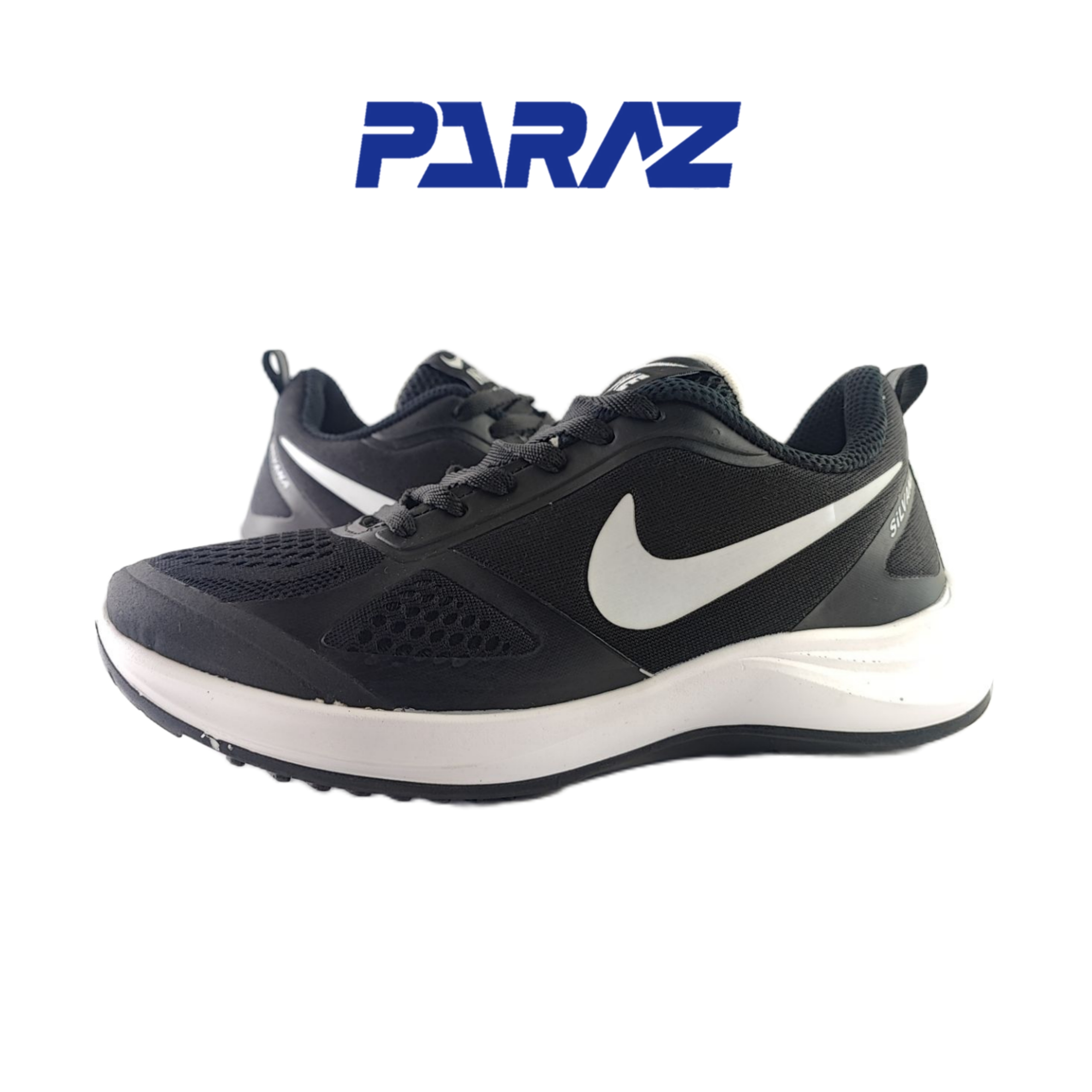 کفش اسپرت و رانینگ مردانه و زنانه برند نایکی nike مدل گاید مشکی سفید