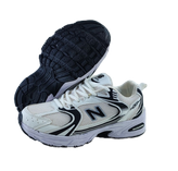 کفش اسپرت زنانه و پسرانه مدل نیوبالانس 530 new balance سفید مشکی