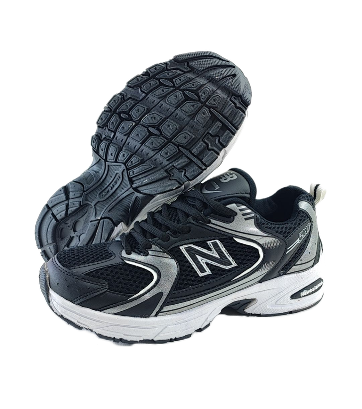 کفش اسپرت زنانه و پسرانه مدل نیوبالانس 530 new balance مشکی سفید