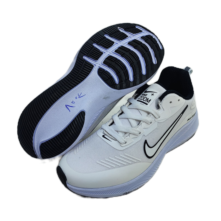 کفش رانینگ و اسپرت زنانه و پسرانه وارداتی برند نایکی nike مدل نوا سفید