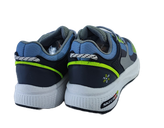 کفش اسپرت و روزمره مردانه برند اسکچرز Skechers مدل مانستر مشکی سبز طوسی