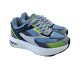 کفش اسپرت و روزمره مردانه برند اسکچرز Skechers مدل مانستر مشکی سبز طوسی