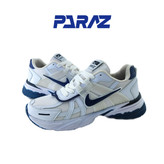 کفش اسپرت مردانه برند نایکی nike مدل وی تو کی V2K سفید سرمهای