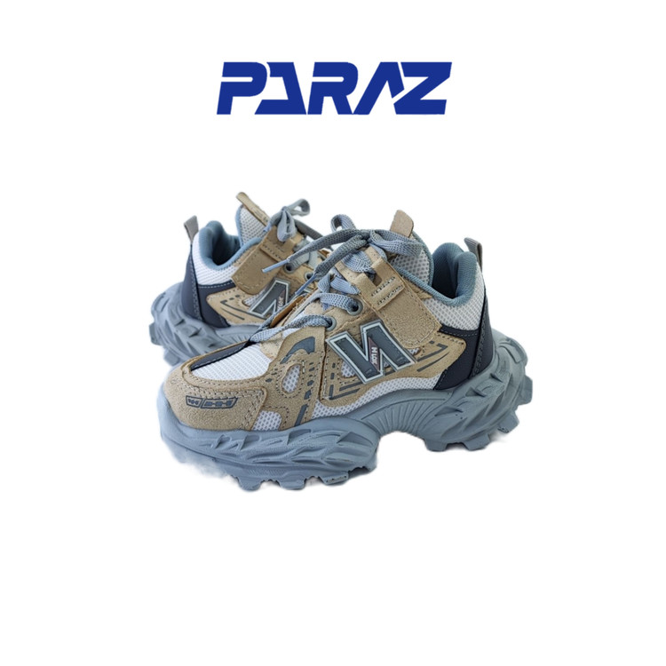 کفش بچگانه برند نیوبالانس newbalance کرم طوسی