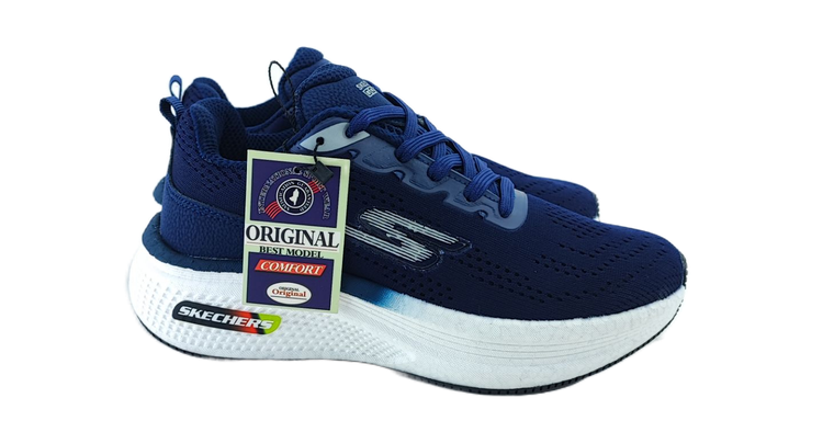 کفش اسپرت و رانینگ زنانه و پسرانه تمام وارداتی برند اسکچرز Skechers مدل مایا سرمهای
