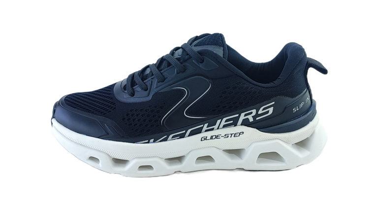 کفش اسپرت و رانینگ مردانه تمام وارداتی برند اسکچرز Skechers مدل guide step مشکی