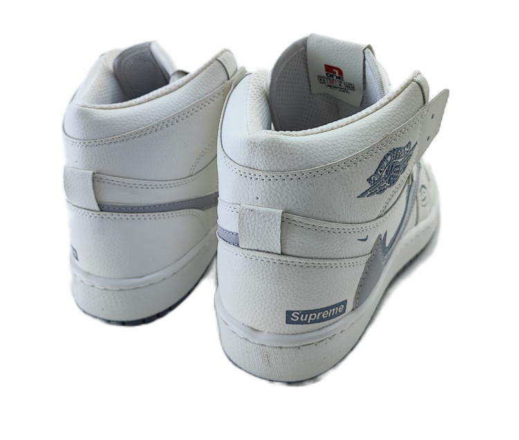 کفش اسپرت زنانه و پسرانه مدل نایکی تراویس ساقدار nike Travis سفید طوسی