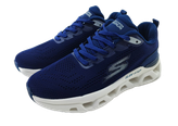 کفش اسپرت و رانینگ مردانه تمام وارداتی برنداسکچرز skechers مدل step سرمهای