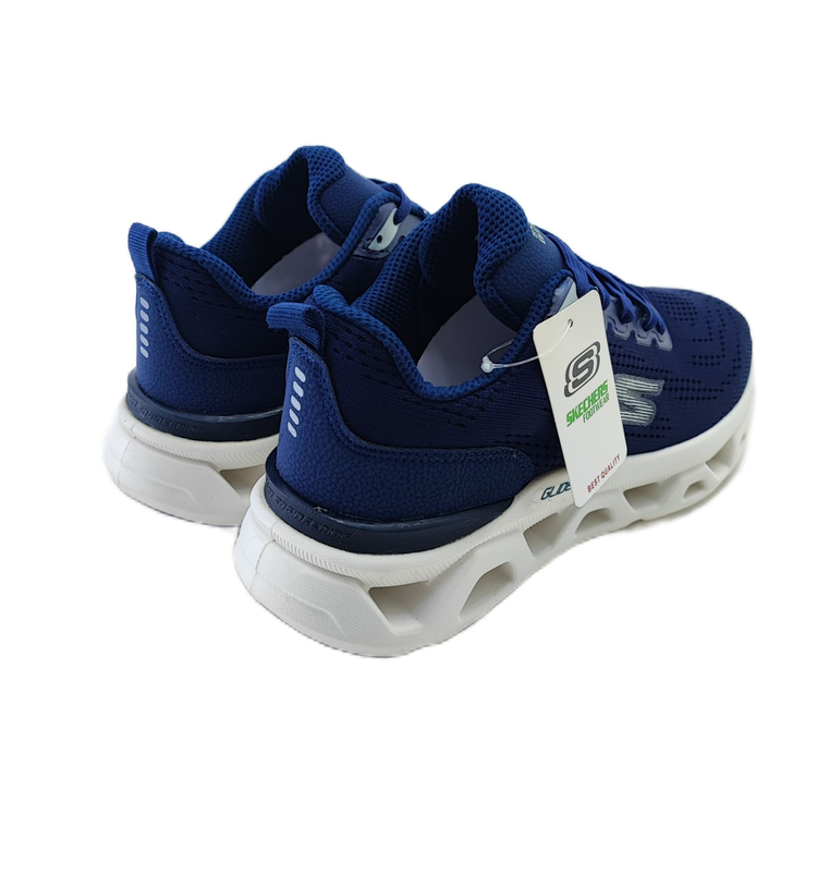 کفش اسپرت و رانینگ مردانه تمام وارداتی برنداسکچرز skechers مدل step سرمهای
