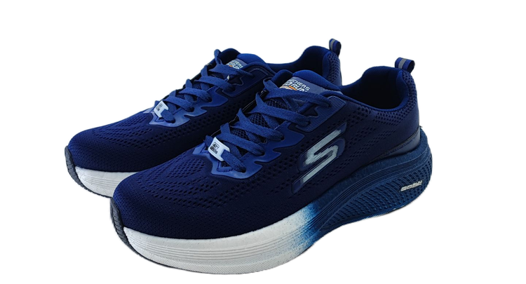 کفش اسپرت مردانه بزرگپا تمام وارداتی برند اسکچرز skechers سرمهای