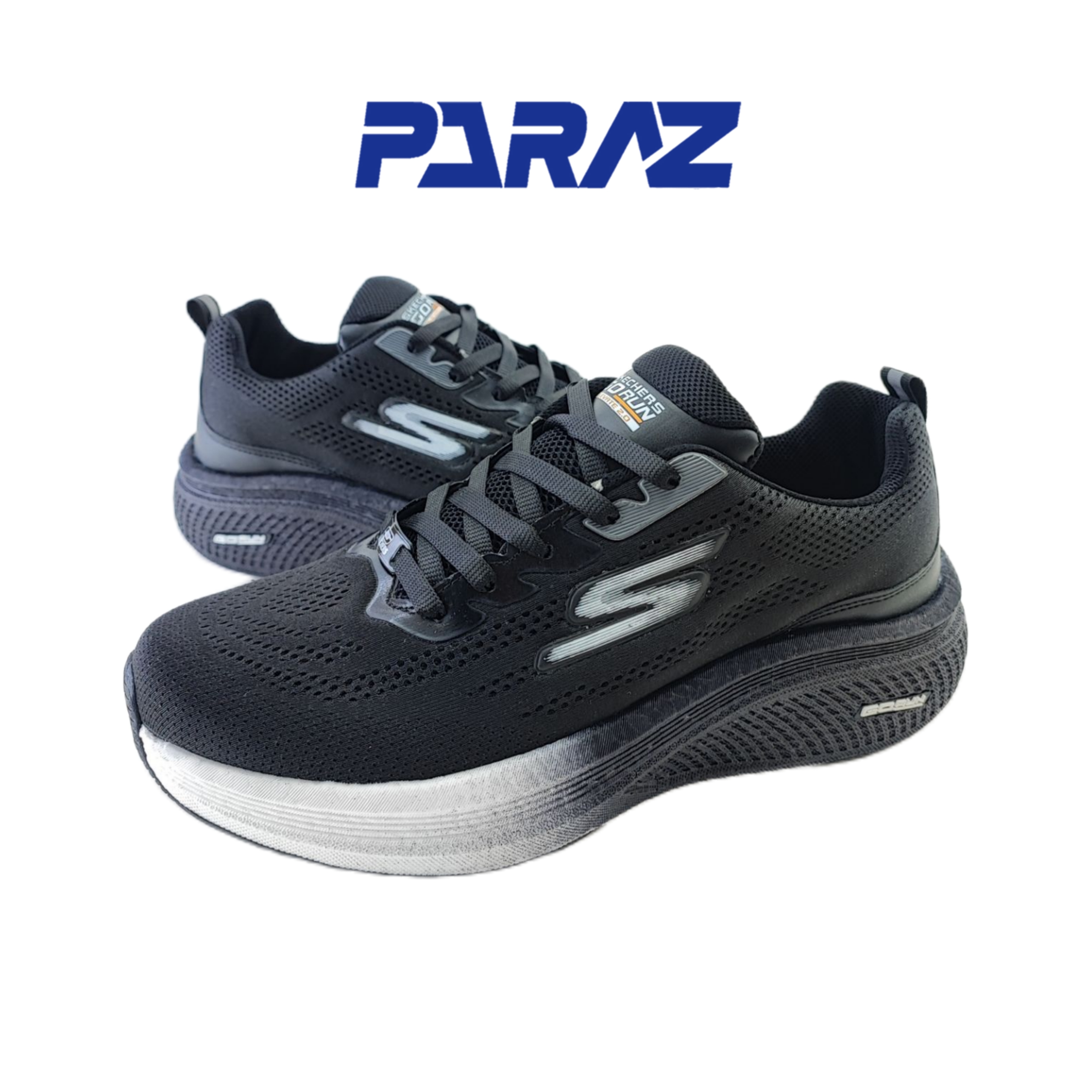 کفش اسپرت مردانه بزرگ‌پا تمام وارداتی برند اسکچرز skechers مشکی
