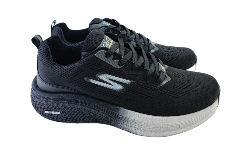 کفش اسپرت مردانه بزرگپا تمام وارداتی برند اسکچرز skechers مشکی