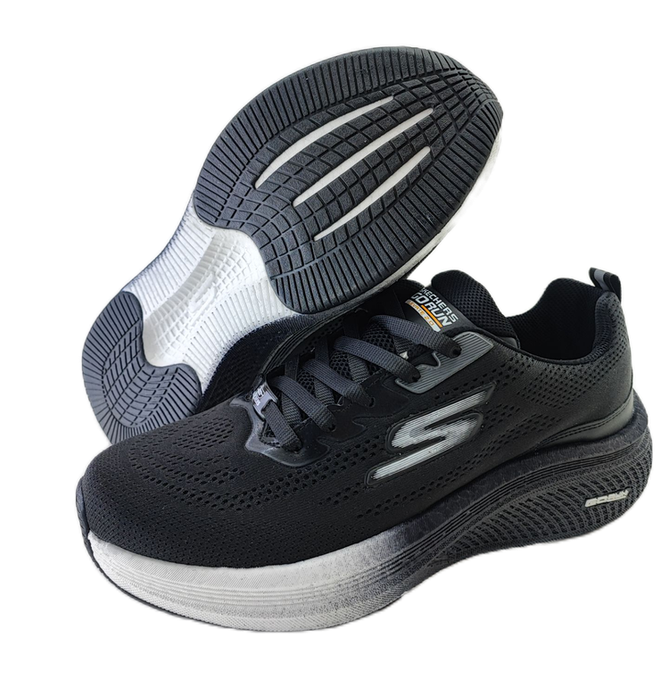 کفش اسپرت مردانه بزرگپا تمام وارداتی برند اسکچرز skechers مشکی