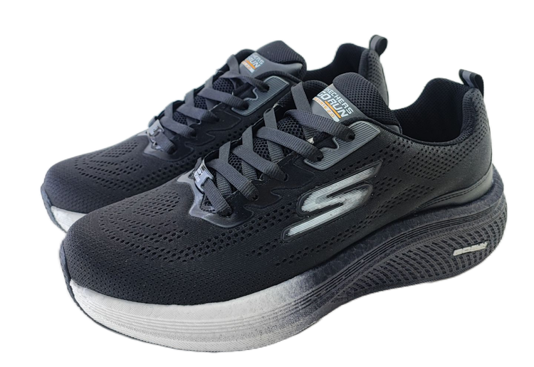 کفش اسپرت مردانه بزرگپا تمام وارداتی برند اسکچرز skechers مشکی
