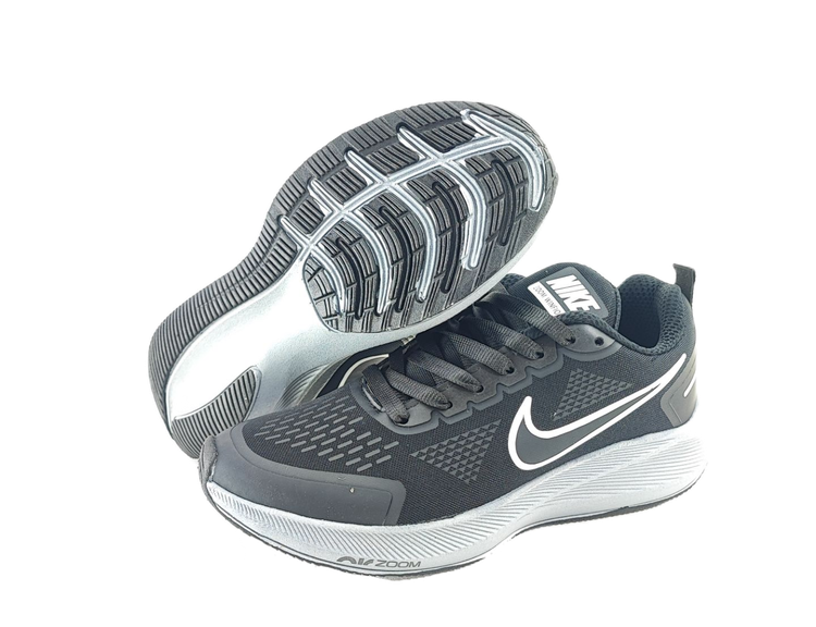 کفش اسپرت و رانینگ زنانه و پسرانه تمام وارداتی برند نایکی nike مدل nova مشکی
